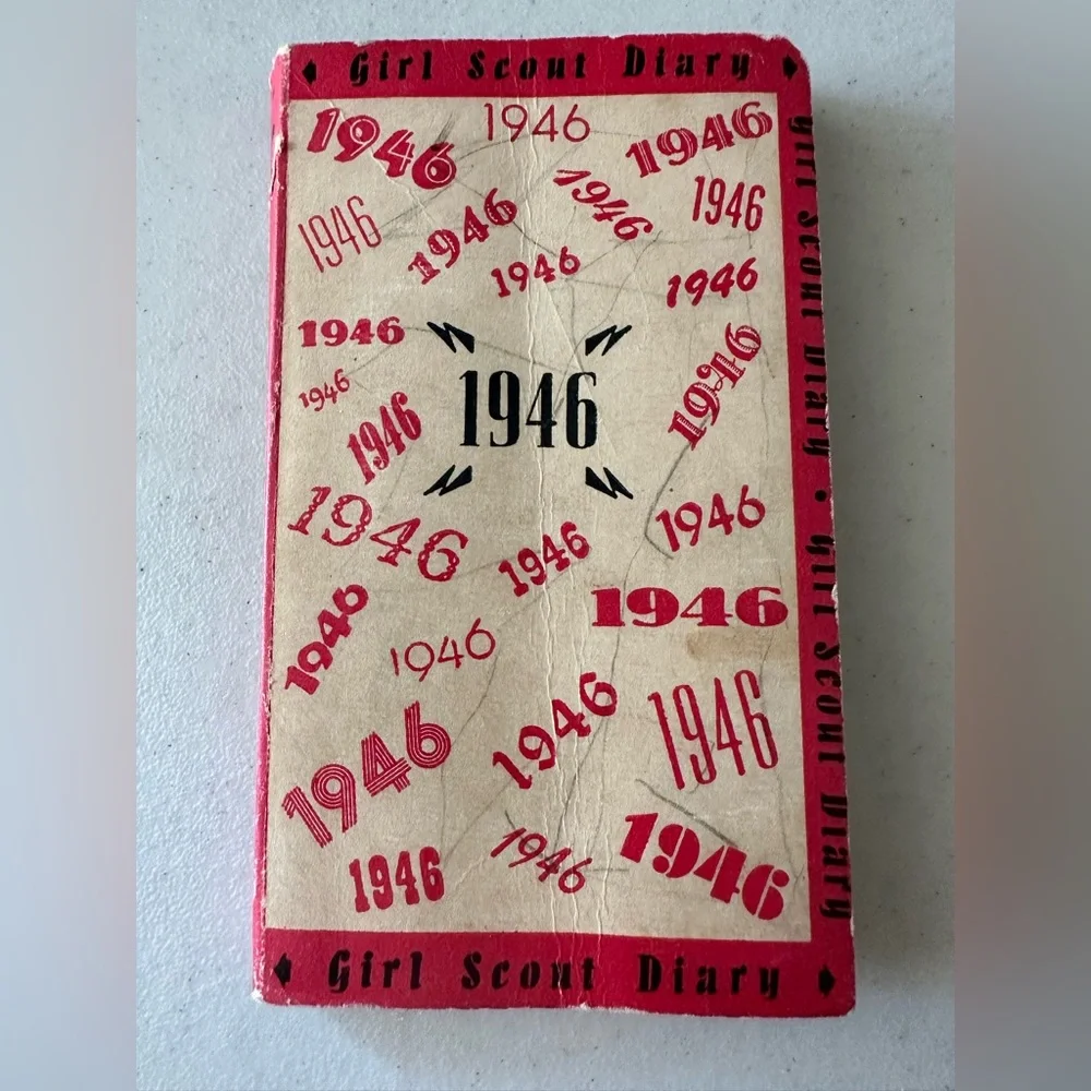 Vintage Girl Scout Diary 1946